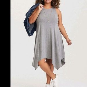 Torrid Grey Jersey trapeze dress
